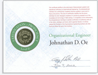 Organizational Engineering Certificate